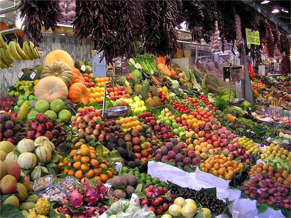 Fruits Produce Farmers Market Vegetables Fresh